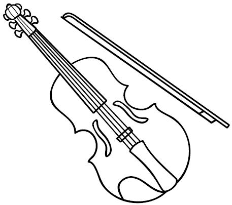 dibujo de violin